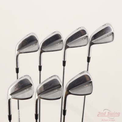 Titleist 2023 T100 Iron Set 4-PW FST KBS Tour Lite Steel Stiff Left Handed +1/4"