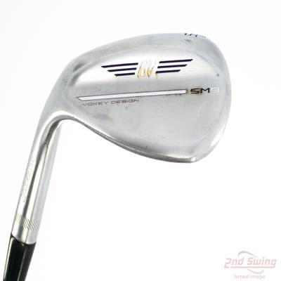 Titleist Vokey SM9 Tour Chrome Wedge Lob LW 58° 10 Deg Bounce S Grind Titleist Vokey BV Steel Wedge Flex Left Handed 35.25in