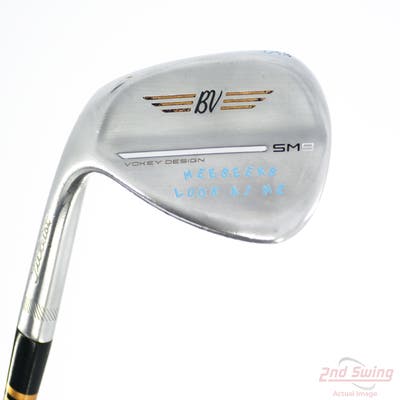 Titleist Vokey SM9 Tour Chrome Wedge Sand SW 54° 14 Deg Bounce F Grind FST KBS Tour Steel Stiff Left Handed 35.5in