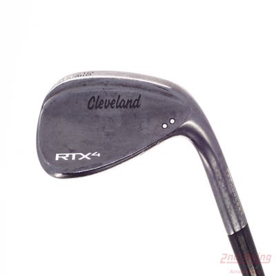 Cleveland RTX 4 Black Satin Wedge Sand SW 56° 10 Deg Bounce Mid Dynamic Gold Tour Issue S400 Steel Stiff Right Handed 36.0in