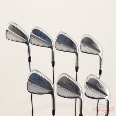Titleist 2023 T100 Iron Set 4-PW FST KBS Tour Steel Stiff Right Handed +1/2"