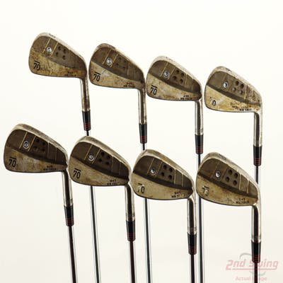 Sub 70 649 MB Tour Forged Raw Iron Set 3-PW True Temper Dynamic Gold Tour Issue X100 Steel X-Stiff Right Handed STD