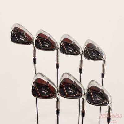 TaylorMade M4 Iron Set 4-PW FST KBS MAX 85 Steel Regular Right Handed +1/4"
