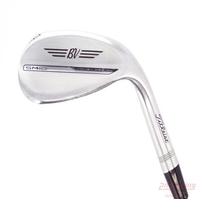 Titleist Vokey SM10 Tour Chrome Wedge Lob LW 60° 12 Deg Bounce D Grind Stock Steel Shaft Steel Wedge Flex Right Handed 35.25in