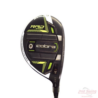 Cobra RAD Speed Fairway Wood 3 Wood 3W 14.5° Fujikura Motore X F1 6 Graphite Stiff Right Handed 43.0in