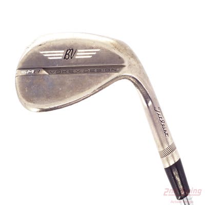 Titleist Vokey SM8 Brushed Steel Wedge Lob LW 58° 8 Deg Bounce M Grind Stock Steel Shaft Steel Wedge Flex Right Handed 35.0in