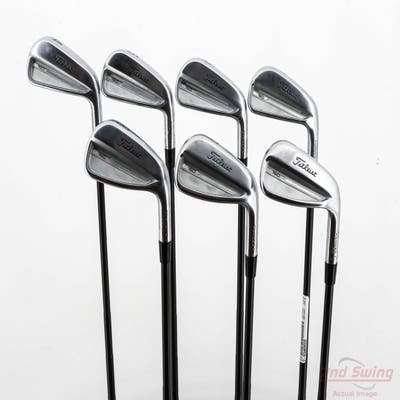 Titleist 2023 T150 Iron Set 4-PW True Temper Dynamic Gold Mid 115 TI S400 GunMetal Steel Stiff Right Handed STD