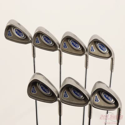 Ping G5 Iron Set 4-PW Stock Steel Shaft Steel Stiff Right Handed Orange Dot +1/4"