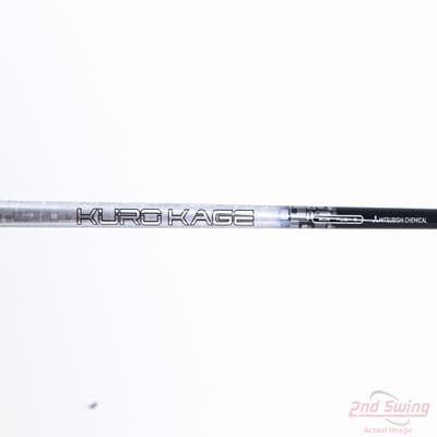 Used W/ Titleist Adapter Mitsubishi Rayon Kuro Kage Silver Dual Core 60 Driver Shaft Stiff 44.0in