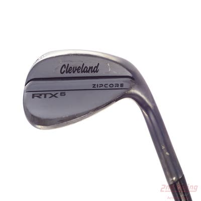 Mint Cleveland RTX 6 ZipCore Black Satin Wedge Sand SW 56° 10 Deg Bounce Mid Dynamic Gold Spinner TI Steel Wedge Flex Right Handed 35.25in