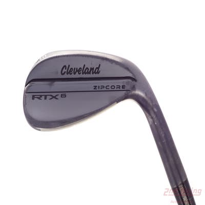 Mint Cleveland RTX 6 ZipCore Black Satin Wedge Sand SW 56° 10 Deg Bounce Mid Dynamic Gold Spinner TI Steel Wedge Flex Right Handed 35.25in