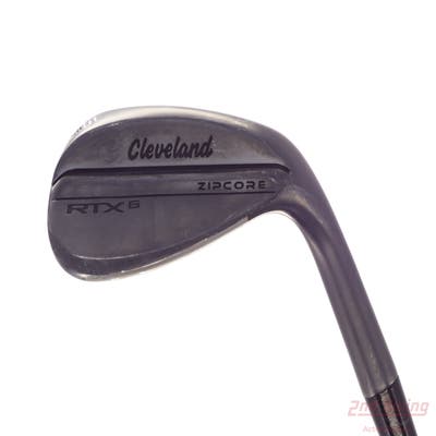 Mint Cleveland RTX 6 ZipCore Black Satin Wedge Sand SW 56° 10 Deg Bounce Mid Dynamic Gold Spinner TI Steel Wedge Flex Right Handed 35.25in