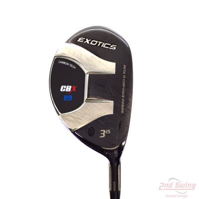 Tour Edge Exotics CBX 119 Fairway Wood 3 Wood 3W 15° Mitsubishi Tensei CK 50 Blue Graphite Senior Right Handed 43.0in