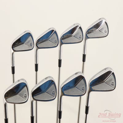 TaylorMade P7MC Iron Set 3-PW FST KBS Tour C-Taper Lite 110 Steel Stiff Left Handed +1/4"