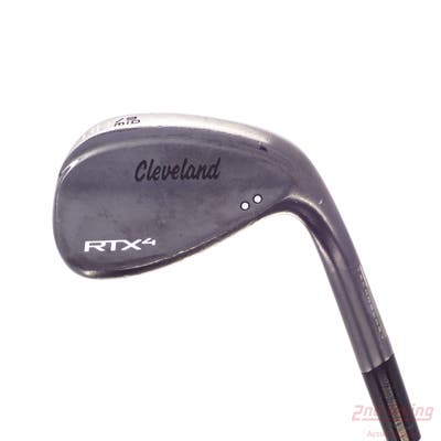 Cleveland RTX 4 Black Satin Wedge Lob LW 60° 9 Deg Bounce Mid True Temper Dynamic Gold Tour Issue S400 Steel Stiff Right Handed 35.0in