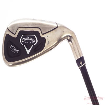 Callaway Fusion Wide Sole Single Iron Pitching Wedge PW Callaway Fusion Wide Sole Grap Graphite Senior Right Handed 35.75in