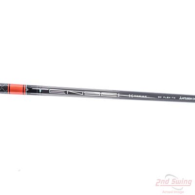 Used W/ Titleist Adapter Mitsubishi Rayon Tensei 1K Pro Red 57g Driver Shaft Tour X-Stiff 43.0in