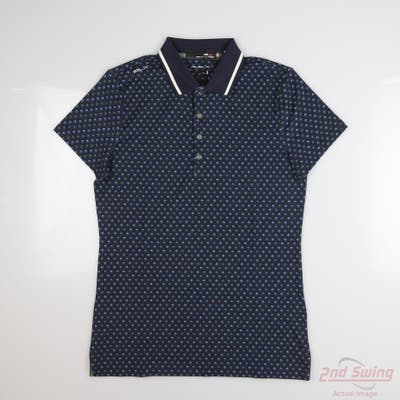 New Womens Ralph Lauren RLX Polo Small S Navy Blue MSRP $122
