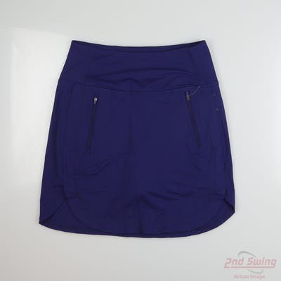 New Womens IBKUL Skort Medium M Blue MSRP $105