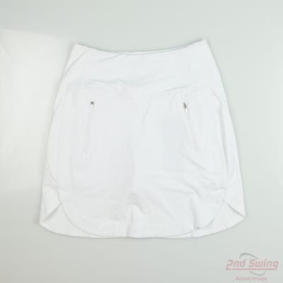 New Womens IBKUL Skort X-Small XS White MSRP $105