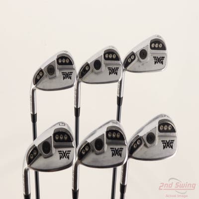 PXG 0311 XP GEN5 Chrome Iron Set 6-PW GW UST Mamiya Recoil Dart 75H F3 Graphite Regular Left Handed -1/2"