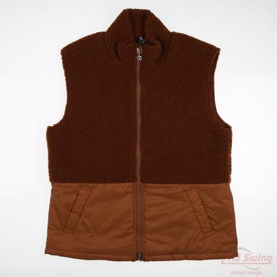 New Womens Daily Sports Full Zip Small S Brown MSRP $224