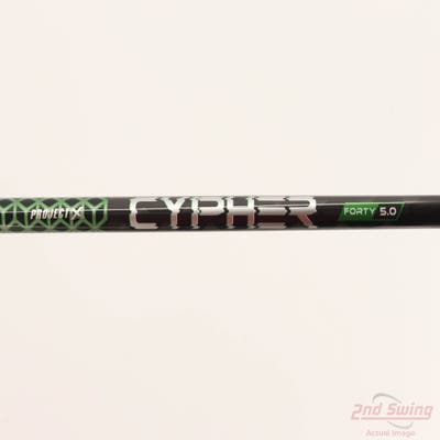 Used W/ PXG RH Adapter Project X Cypher Black 40 Driver Shaft Senior 43.25in