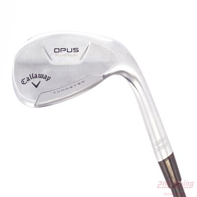 Callaway Opus Platinum Chrome Wedge Lob LW 58° 10 Deg Bounce S Grind Dynamic Gold Mid 115 Wedge Steel Wedge Flex Right Handed 35.0in