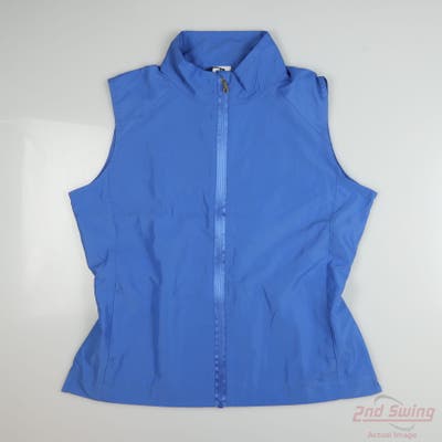 New Daily Sports Womens Golf Vest Vest Small S Blue Solid MSRP $107
