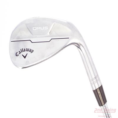 Callaway Opus Brushed Chrome Wedge Pitching Wedge PW 48° 10 Deg Bounce S Grind FST KBS Hi-Rev 2.0 125 Steel Stiff Right Handed 36.0in