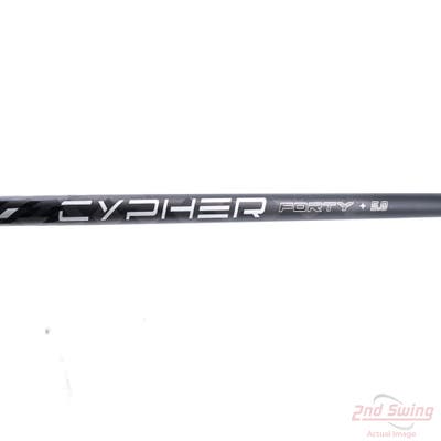 Used W/ PXG RH Adapter Project X Cypher 2.0 40 Driver Shaft Senior 44.25in