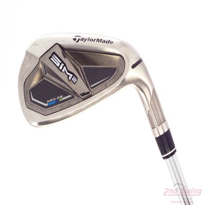 TaylorMade SIM2 MAX OS Single Iron Pitching Wedge PW FST KBS MAX 85 MT Steel Regular Right Handed 35.75in