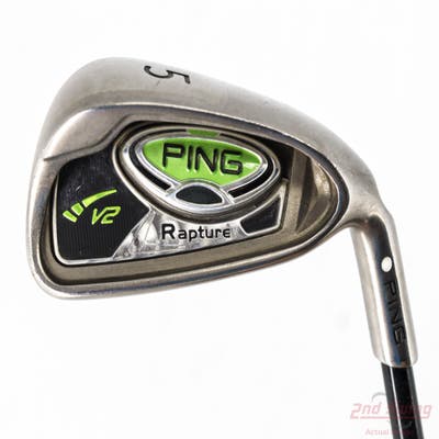 Ping Rapture V2 Single Iron 5 Iron Ping TFC 939I Graphite Stiff Right Handed White Dot 38.0in