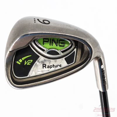Ping Rapture V2 Single Iron 9 Iron Ping TFC 939I Graphite Regular Right Handed White Dot 36.75in