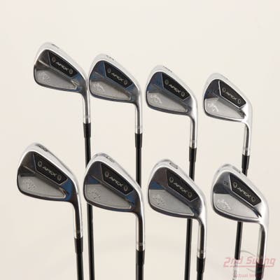 Callaway Apex CB 24 Iron Set 4-PW AW Mitsubishi MMT 95 Graphite Stiff Right Handed STD
