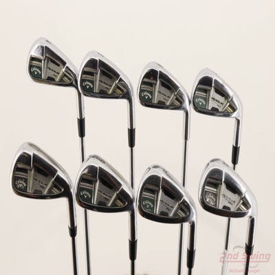 Callaway Rogue Pro Iron Set 4-PW AW Nippon NS Pro Modus 3 Tour 120 Steel Stiff Right Handed -1 1/4"
