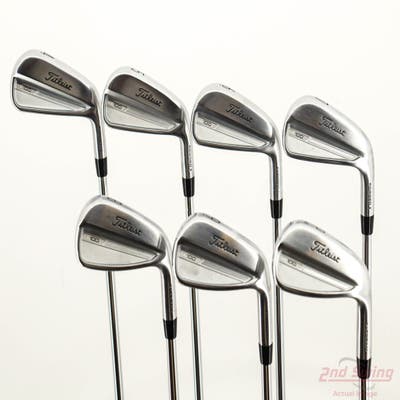Titleist 2023 T100 Iron Set 4-PW True Temper AMT Tour White Steel Stiff Right Handed +1/4"