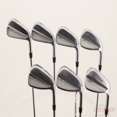 Titleist 2023 T150 Iron Set 5-PW AW True Temper AMT Black S300 Steel Stiff Right Handed STD