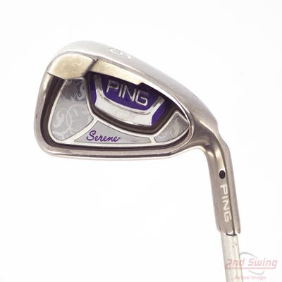 Ping Serene Single Iron 6 Iron Ping ULT 210 Ladies Ultra Lite Graphite Ladies Right Handed Black Dot 37.0in