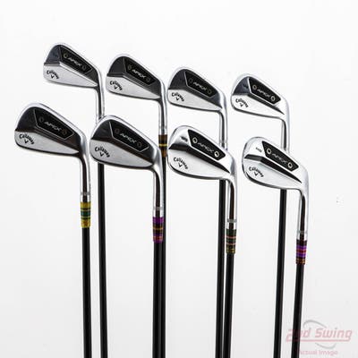 Callaway Apex MB 24 Iron Set 3-PW LA Golf L Series 120 Graphite Stiff Right Handed +1/2"