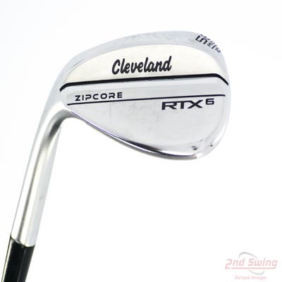 Cleveland RTX 6 ZipCore Tour Satin Wedge Sand SW 56° 10 Deg Bounce Mid Dynamic Gold Spinner TI Steel Wedge Flex Left Handed 35.5in