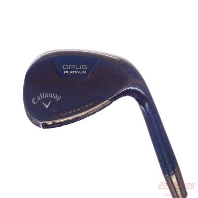 Callaway Opus Platinum Blue Wedge Sand SW 54° 12 Deg Bounce S Grind Dynamic Gold Mid 115 TI Gun Metal Steel Wedge Flex Right Handed 36.25in
