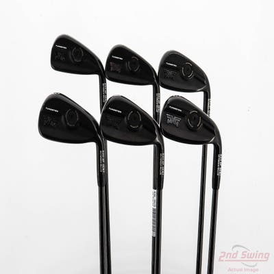 PXG 0311 XP Gen7 Xtreme Dark Iron Set 6-PW AW FST KBS Tour Custom Black Steel Stiff Right Handed -1/4"