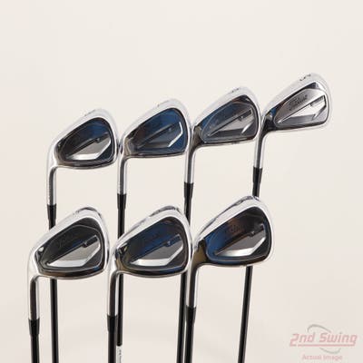 Titleist 2023 T350 Iron Set 5-PW AW Mitsubishi Tensei Red AM2 Graphite Regular Left Handed +1/4"