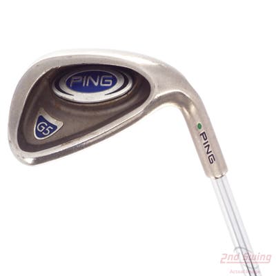 Ping G5 Wedge Sand SW Stock Steel Shaft Steel Wedge Flex Right Handed Green Dot 36.25in