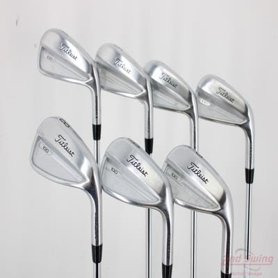 Titleist 2023 T100 Iron Set 4-PW True Temper AMT White S300 Steel Stiff Right Handed +1/4"