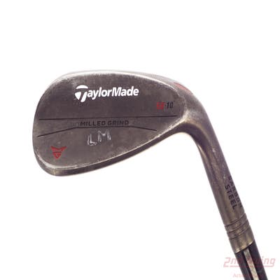 TaylorMade Milled Grind Black Wedge Lob LW 60° 10 Deg Bounce SB True Temper Dynamic Gold Steel Wedge Flex Right Handed 35.0in