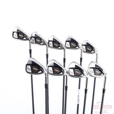 Callaway Rogue ST Max Iron Set 4-PW AW GW Fujikura PRO 75I Graphite Regular Right Handed +1/2"
