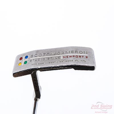 Titleist Scotty Cameron Studio Style Newport 2 Putter Steel Left Handed 35.0in