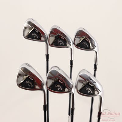 Callaway Apex DCB 21 Iron Set 6-PW AW UST Mamiya Recoil 65 Dart Graphite Senior Right Handed -3/4"